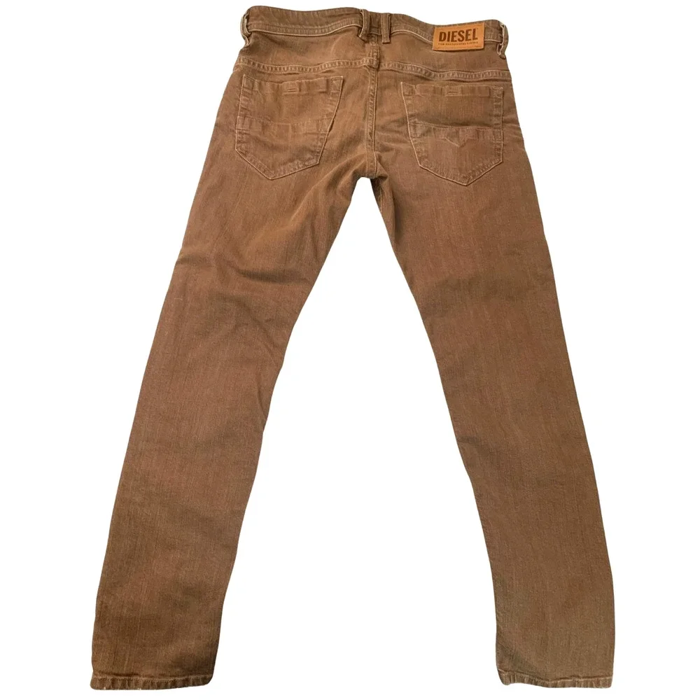 Diesel Mens Thommer-SP Slim-Skinny Jeans Size 32 x 30 Brown 0890E Fall Indie